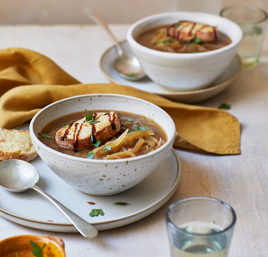 Caramelised Onion & Balsamic Soup