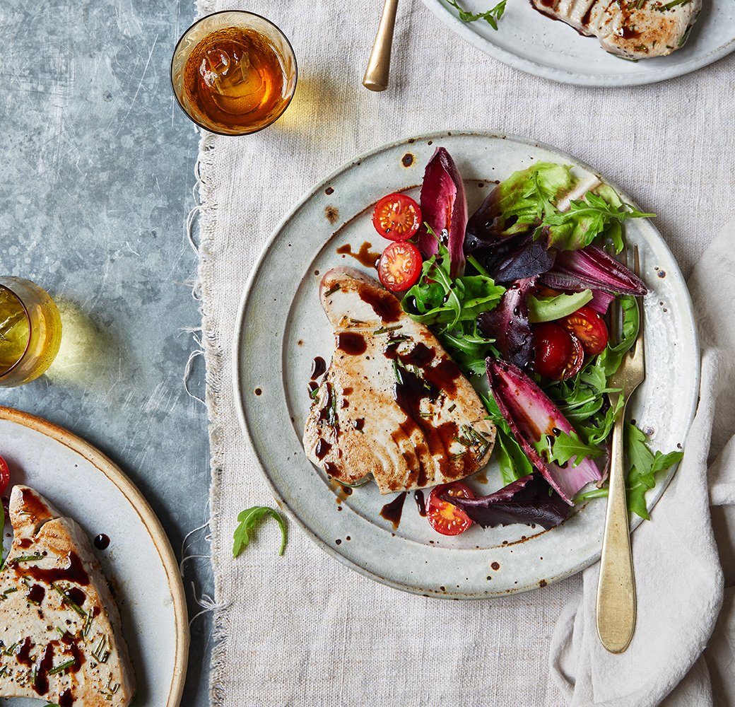 Grilled Tuna with Balsamic Vinegar of Modena